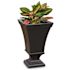 Mayne Vienna 25" Tall Urn Planter- Espresso