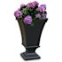 Mayne Vienna 25" Tall Urn Planter- Black