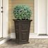 Mayne Wyndham 24" Tall Planter - Espresso