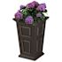 Mayne Wyndham 24" Tall Planter - Espresso
