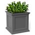 Mayne Fairfield 20x20 Square Planter  - Graphite Grey