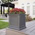 Mayne Fairfield 20x20 Square Planter  - Graphite Grey
