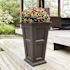 Mayne Fairfield 34" Tall Planter - Espresso