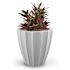 Mayne Sedona 18" Round Planter - White