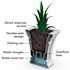 Mayne Cambridge 18" Tall Planter - White