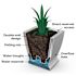 Mayne Acadia 20"  Planter - Black