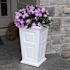 Mayne Wyndham 24" Tall Planter - White