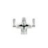 Zurn Lab Faucet 1-Hole W/2 Handles 2.2 GPM Aerator 6â€ Swing Spout Chrome Handles