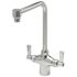 Zurn Lab Faucet Single Hole W/2 Handles 2.2 GPM Aerator Chrome Lever Handles