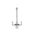 Zurn Lab Faucet Single Hole W/2 Handles 2.2 GPM Aerator Chrome Lever Handles