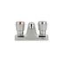 Zurn Metering Faucet Deck Mount W/1.0 GPM Spray Outlet 4-1/4" Spout Chrome