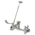 Zurn Wall-Mount Svc Sink Faucet Vac-Breakr Pail Hook Wall Brace Chrome Bld Hndls
