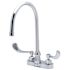 Zurn Gooseneck Faucet -0.5 Gpm Vandal Resistant 8â€ Spout 4" Wrist Blade Handles