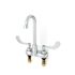 Zurn Gsneck Faucet 4" Cntrset 3 1/2" Spout 0.5 Gpm 4" Wrist Blade Handles