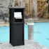 LKLND 66" BLK TWL STRGE UNIT