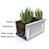 FRFLD ELEVTD GRDN BED - BLK
