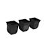 8IN WALL MNT PLTR 3871-B PK3