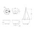 HANGING PLNTR WH 3885-W