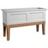 FRFLD ELEVTD GRDN BED - WH