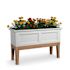 FRFLD ELEVTD GRDN BED - WH