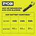 Ryobi 40v Brushless Whisper Series 160 Mph 650 CFM Cordless Battery Leaf Blower