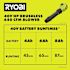 Ryobi 40v Brushless Whisper Series 160 Mph 650 CFM Cordless Battery Leaf Blower