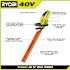 Ryobi 40v 24 In. Cordless Battery Hedge Trimmer With 2.0 Ah Battery And Charger