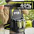 Ryobi 40v Brushless Whisper Series 200 Mph Cordless Battery Backpack Leaf Blower