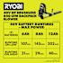 Ryobi 40v Brushless Whisper Series 200 Mph Cordless Battery Backpack Leaf Blower