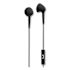 Jelleez Earbuds, 4 Ft Cord, Black