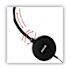 Hp200 Headphone With Microphone, 6 Ft Cord, Black