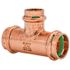Quickfitting Surepress 1" X 1" X 3/4" Copper Tee