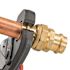 Quickfitting Surepress 1" X 1" Brass Union Fitting Copper Press