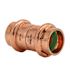 Quickfitting Surepress 1/2" X 1/2" Copper Coupling W/Stop Press Package Of 10