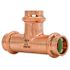 Quickfitting Surepress 1/2" X 1/2" X 1/2" Copper Tee
