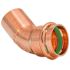 Quickfitting Surepress 1" X 1" Copper 45 degree  Street Elbow