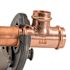 Quickfitting Surepress 1-1/4" X 1-1/4" X 1" Copper Tee