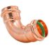 Quickfitting Surepress 1-1/2" X 1-1/2" Copper 90 degree Elbow