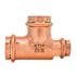 Quickfitting Surepress 1" X 1/2" X 1" Copper Tee