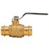 Quickfitting Surepress 1-1/2" Lead-Free Brass Full Port Ball Valve Press