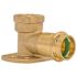 Quickfitting Surepress 3/4" X 3/4" Brass 90 degree Drop Ear Elbow