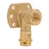 Quickfitting Surepress 1/2" X 1/2" Brass 90 degree Drop Ear Elbow
