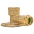 Quickfitting Surepress 1/2" X 1/2" Brass 90 degree Drop Ear Elbow