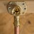 Quickfitting Surepress 1/2" X 1/2" Brass 90 degree Drop Ear Elbow