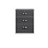 Medacure Bedside Cabinet 3 Drawer In Coastal Grey