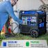 Duromax 9,500w/7,600w Dual Fuel Portable Digital Remote Start Inverter Generator