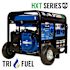 Duromax 13,000w/10,500w Trifuel Remote Start Gasoline Propane Portable Generator