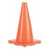 Champion Sports Hi-Visibility Vinyl Cones, 18" Tall, Fluorescent Orange