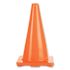 Champion Sports Hi-Visibility Vinyl Cones, 18" Tall, Fluorescent Orange