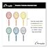Champion Sports Plastic Tennis Racket Set, Six 21" Rackets, Package Of 6